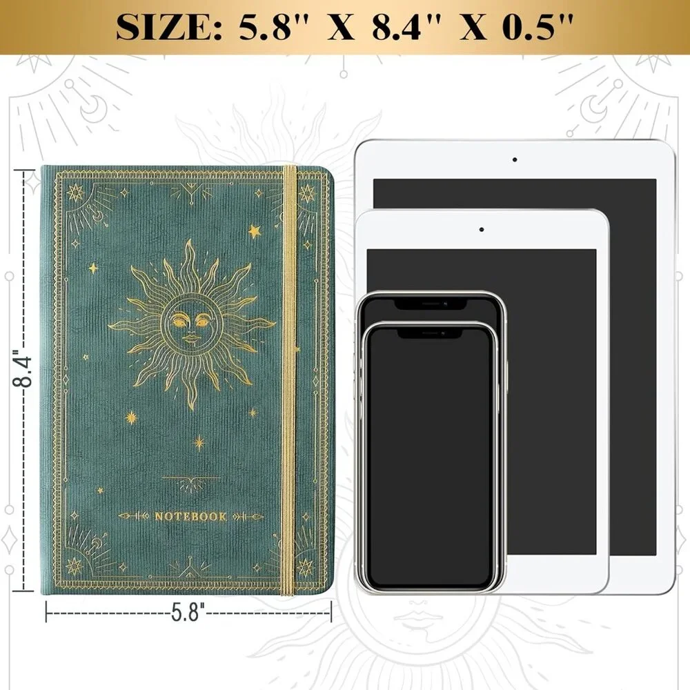 Artfan Ruled Notebook/Journal –Thick Paper Faux Leather Classic Notebook - Picture 4 of 5